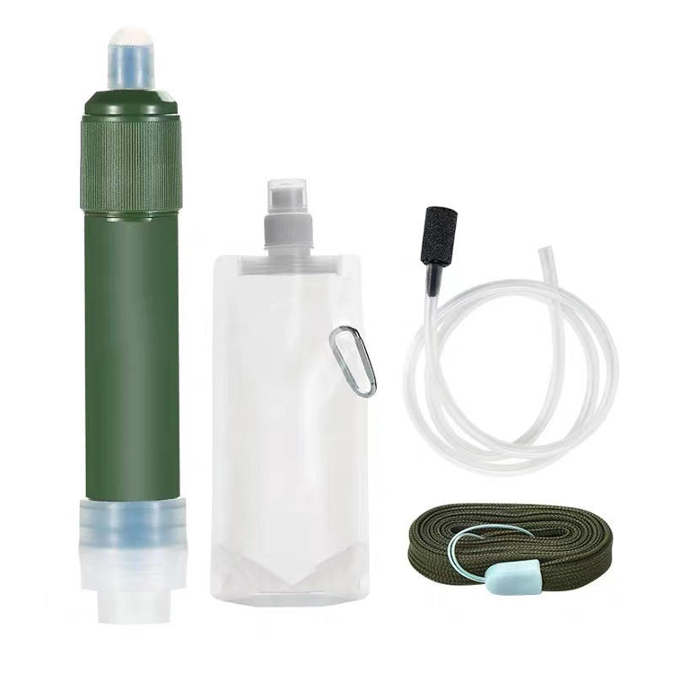 Outdoor Survival Portable Compact Life Water Filter Straw Kitchen Appliances Counter Top Water Filter Purifier